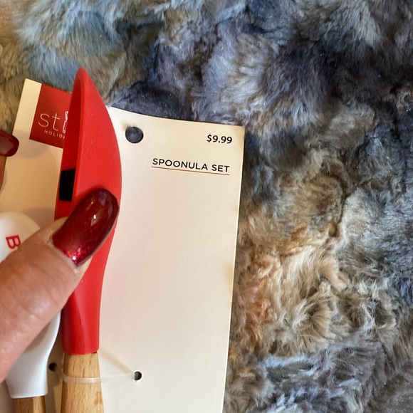 🎄2 Piece Christmas Spoon & Mini Spoon🎄Tool Set by Stir Holiday NWT - Gifts 🎁 - Picture 2 of 6